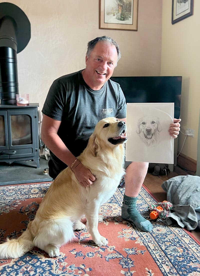 Pencil Pet Portraits of Dogs, Cats & Horses