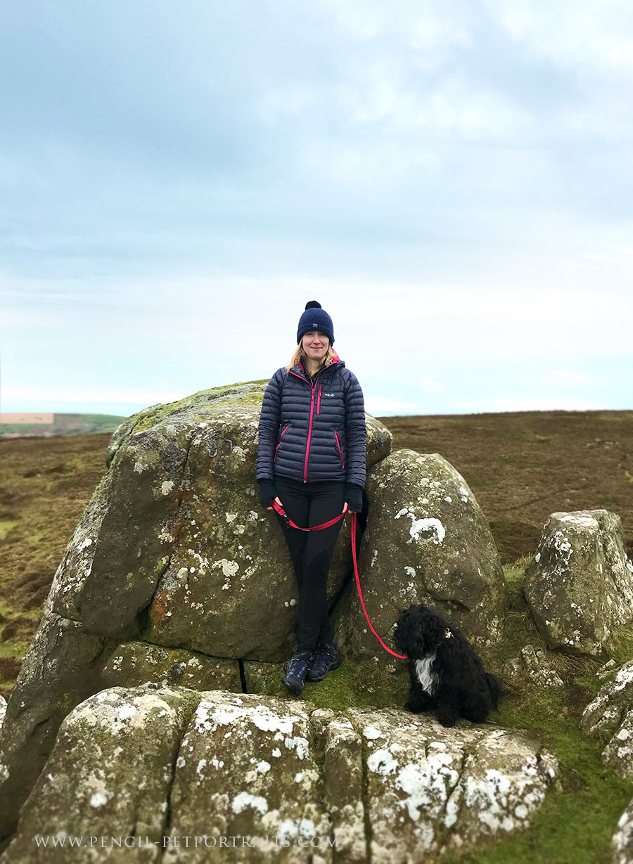 Melanie and Lily in Pembrokeshire