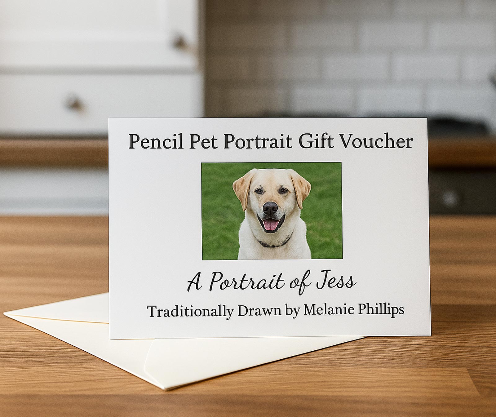 Pencil Pet Portrait Gift Vouchers