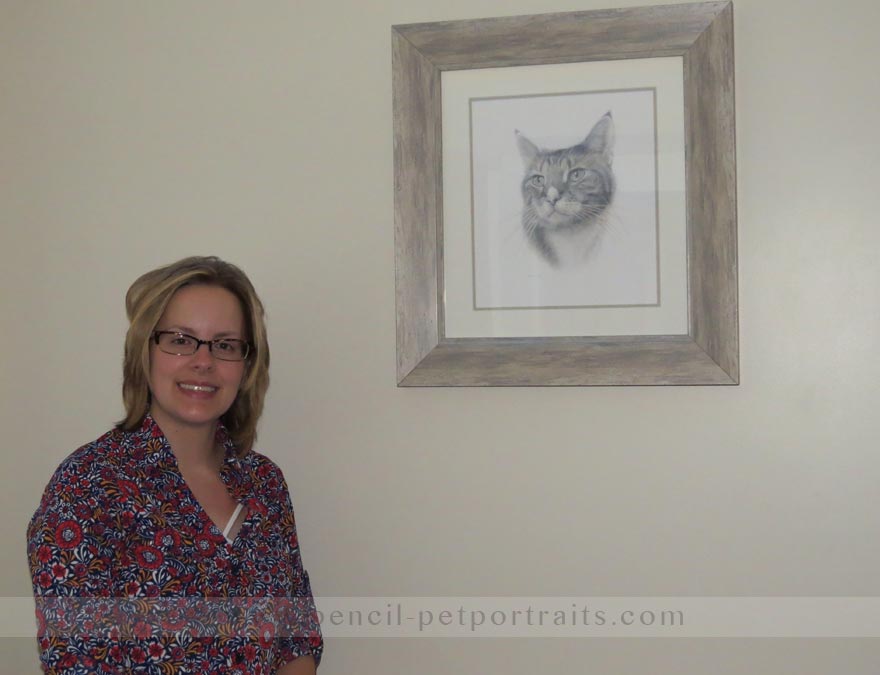 cat pet portrait