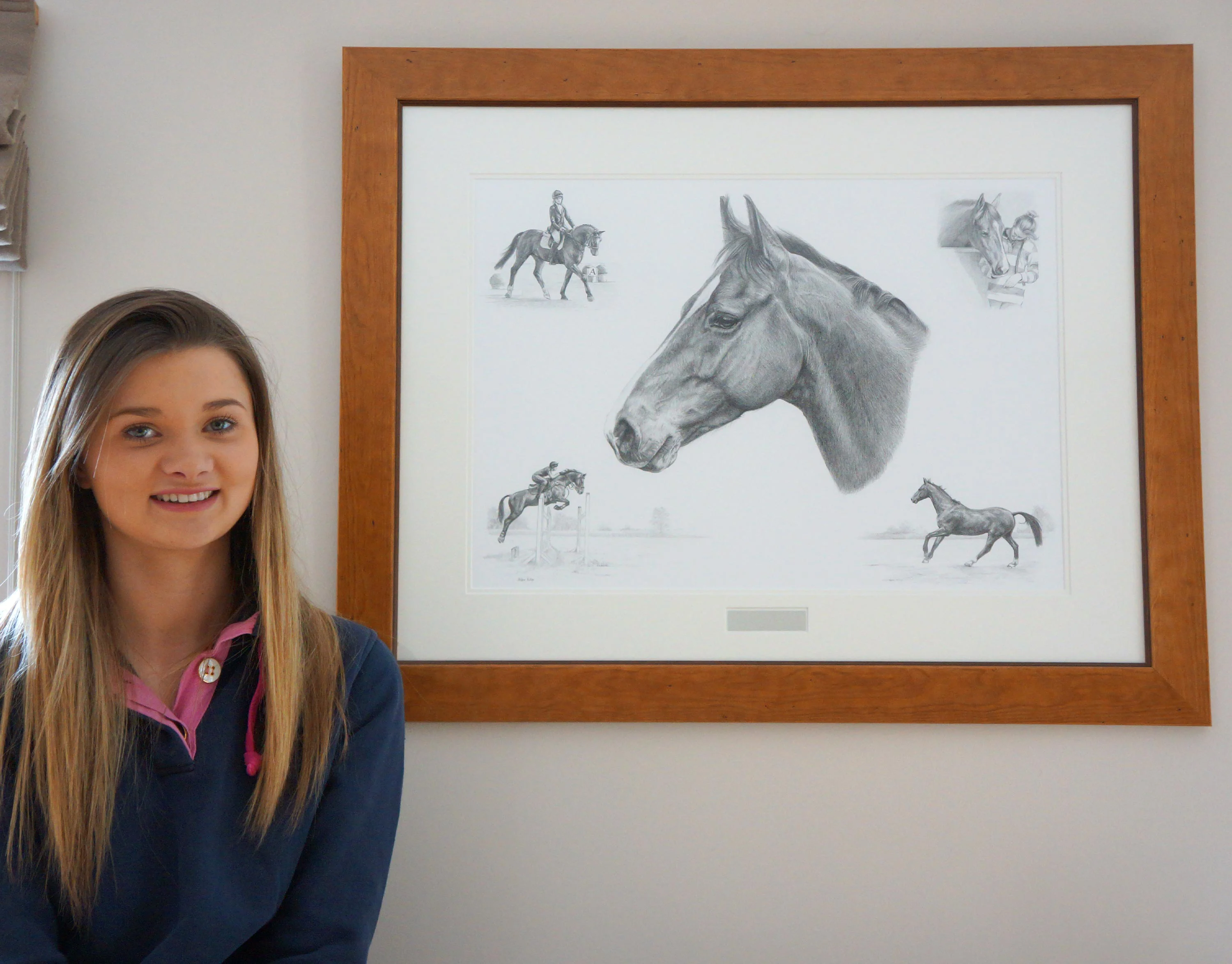 horse pet portraits montage