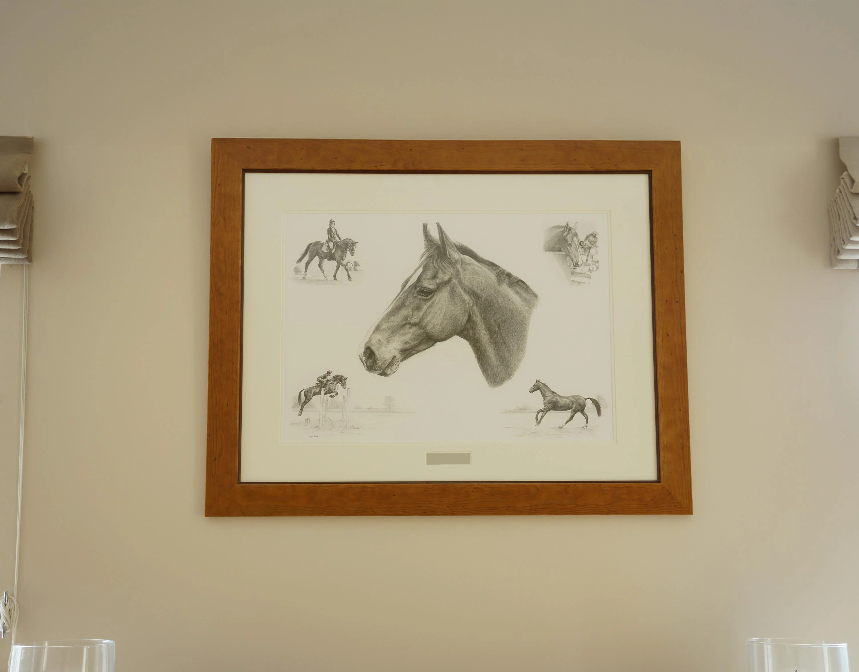horse pet portraits montage